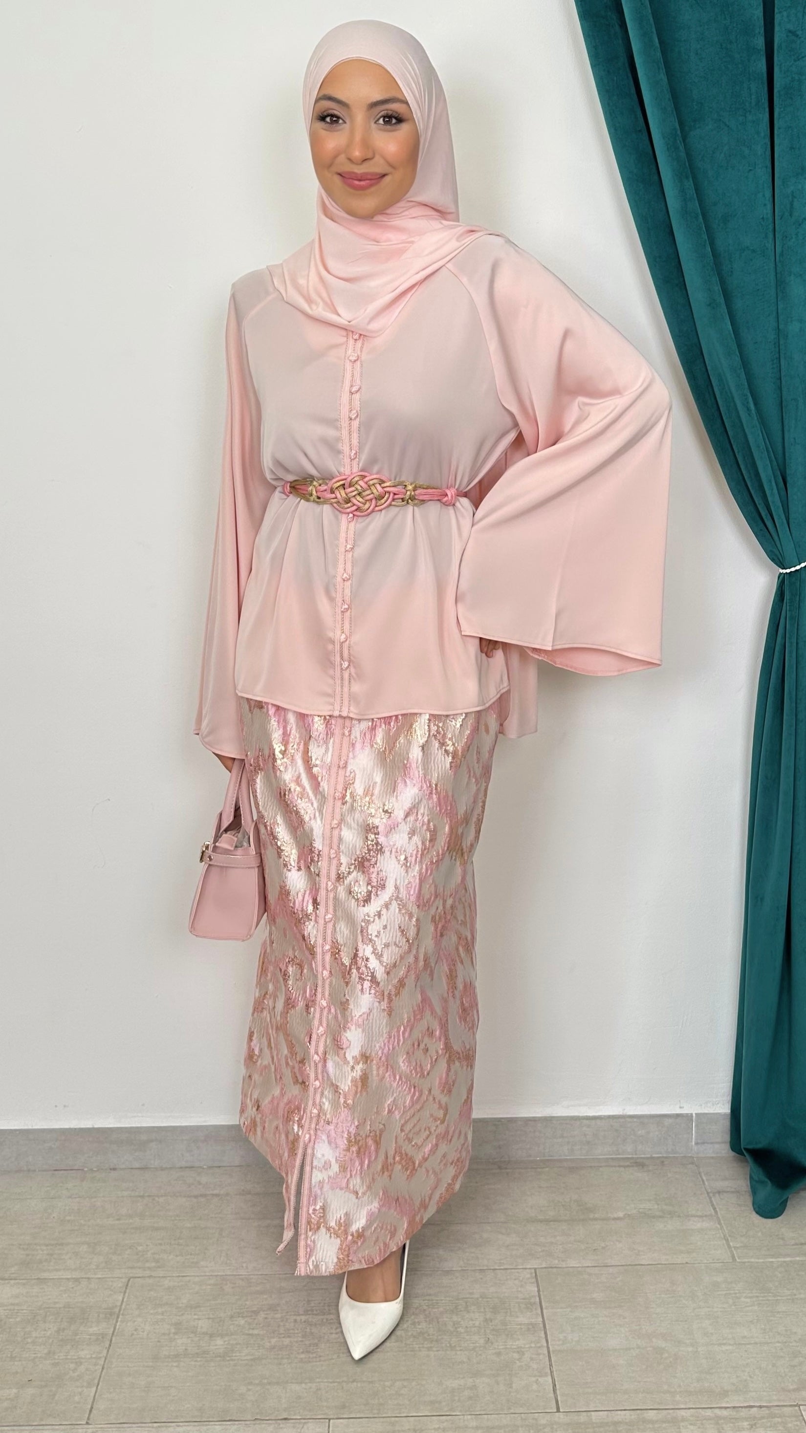 Coordinato Pink Elegance - Hijab Paradise 