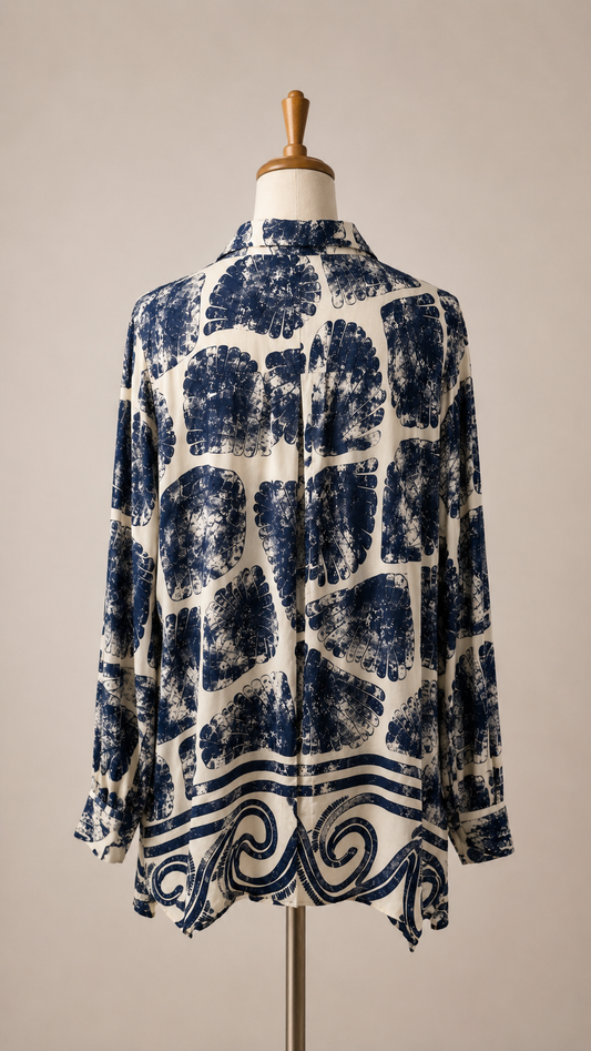 Camicia Solenne Blu Scuro