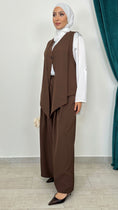 Load image into Gallery viewer, Coordinato Gilet Doppio petto con pantalone Brown
