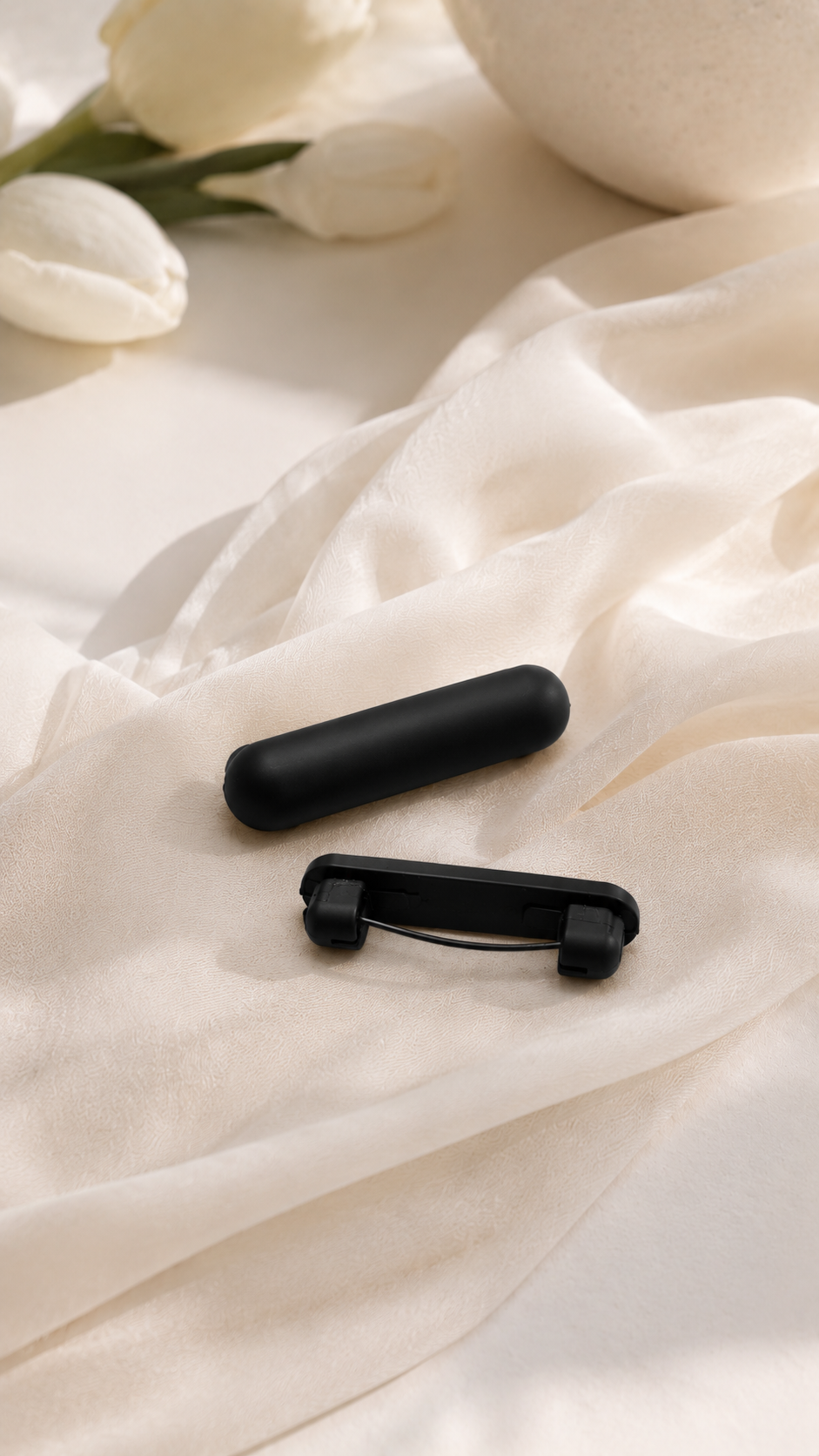 Hijab Clip Matte Nero – Set da 6