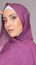 Cargar la imagen en la vista de la galería, Hijab, chador, velo, turbante, foulard, copricapo, musulmano, islamico, sciarpa,  trasparente, chiffon crepe
