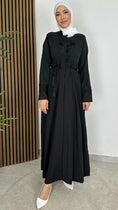 Carica l'immagine nel visualizzatore della galleria, Flower Abaya Black
