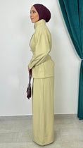 Carica l'immagine nel visualizzatore della galleria, Silk Elegance Set Pistache - Hijab Paradise 
