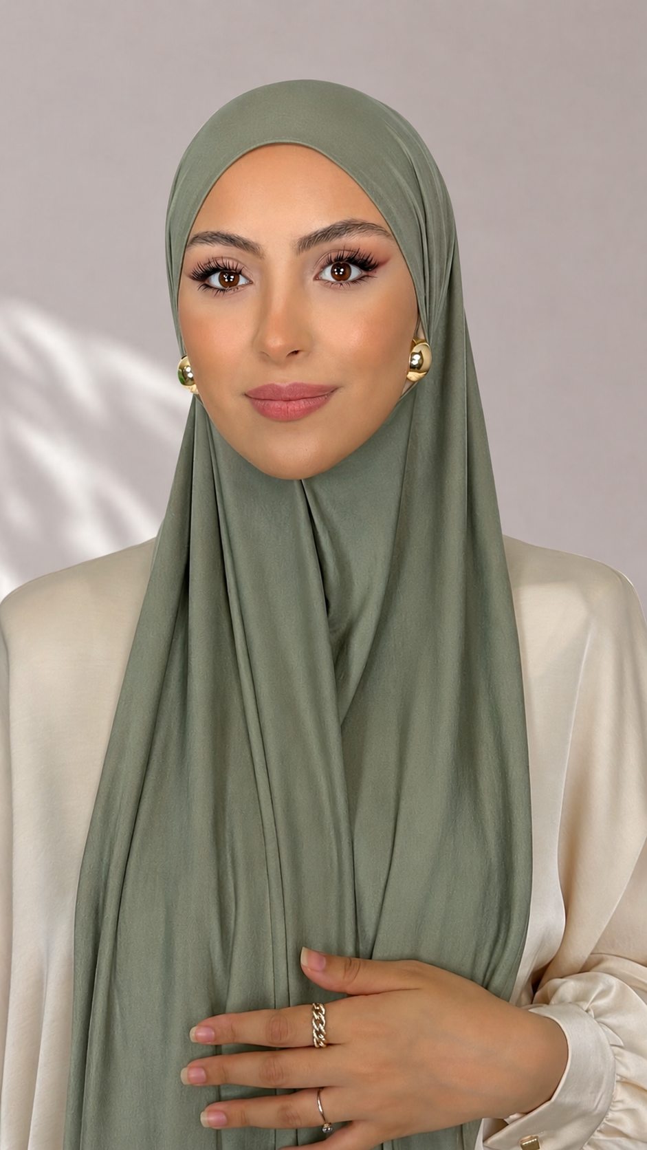 Jersey Hijab - Verde Militare Chiaro