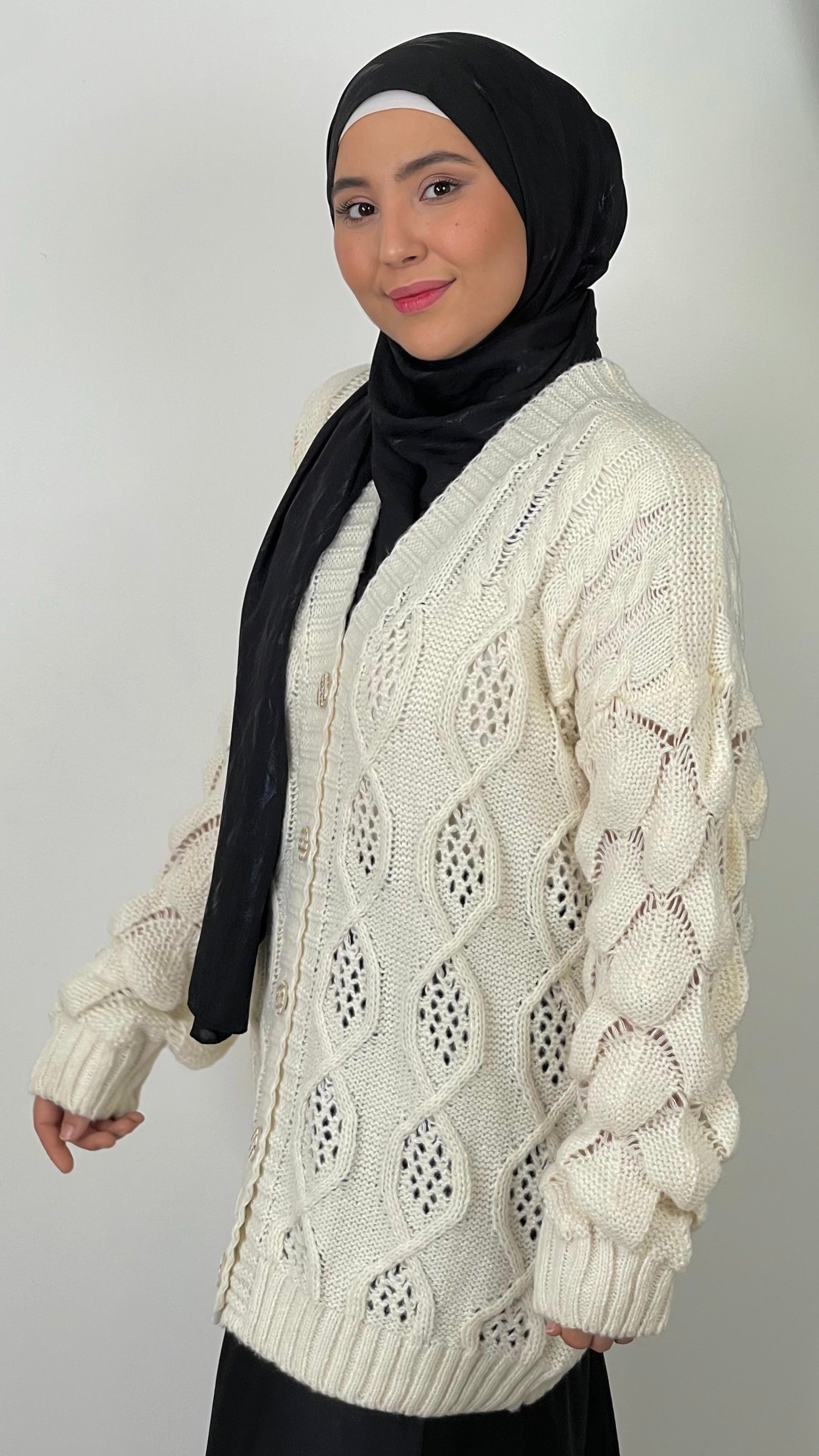 Cardigan “Elegant Weave”