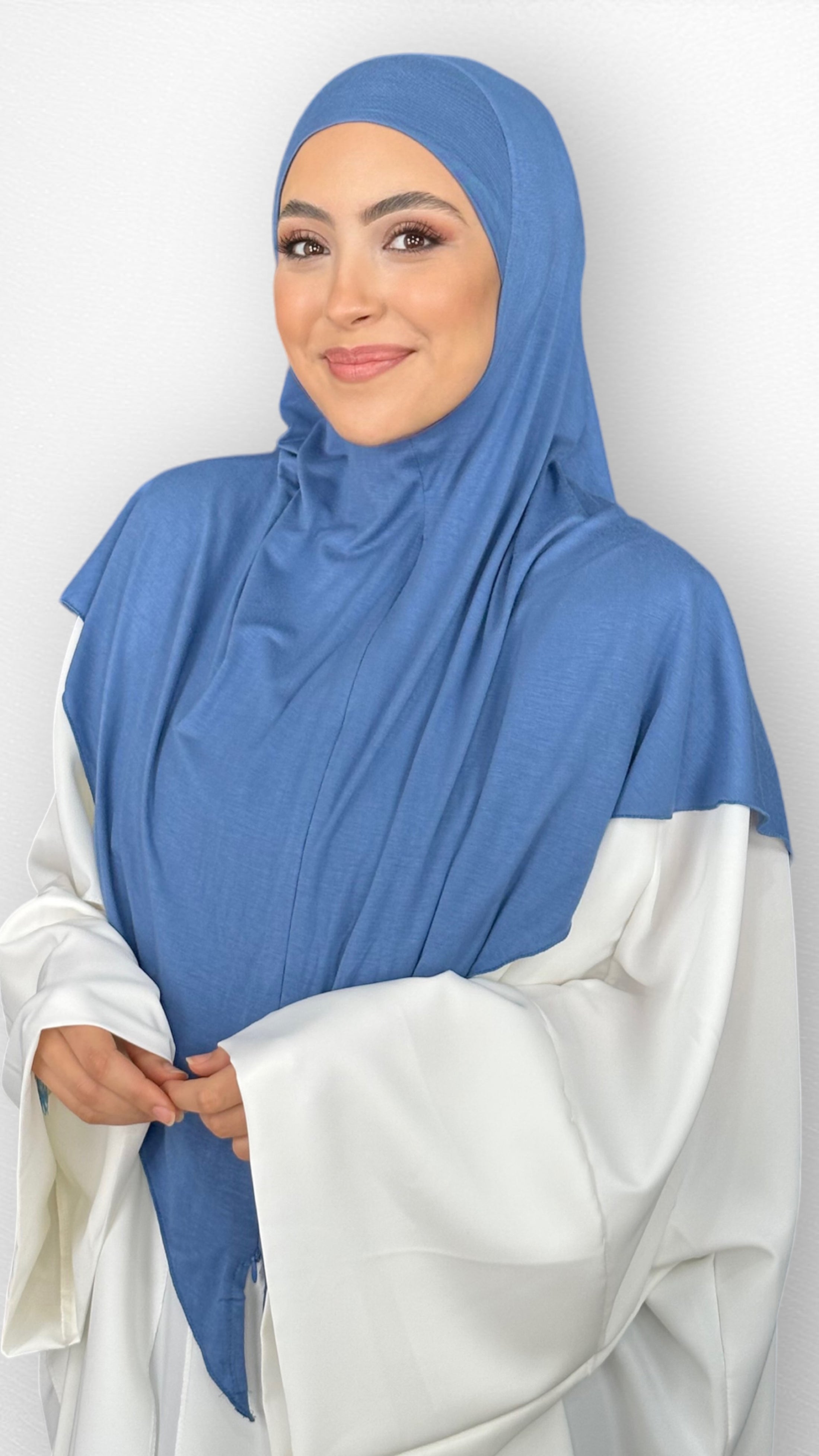 Zip Hijab - Hijab Paradise - viscosa jersey elasticizzato - zip sul davanti - modellabile - pronto da mettere - Hijab - foulard
