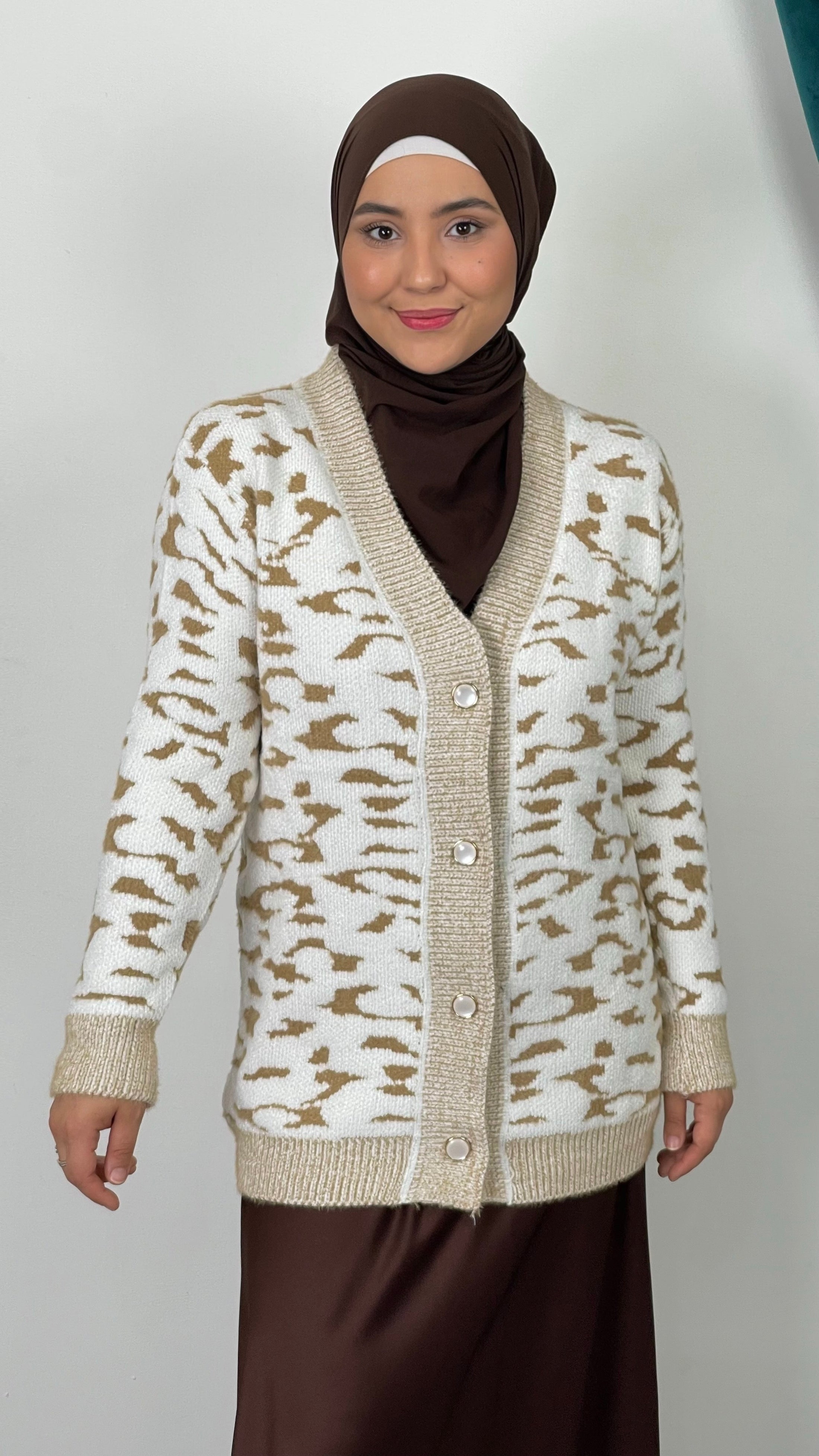 Wild Knit Cardigan – Cardigan Fantasia Animalier