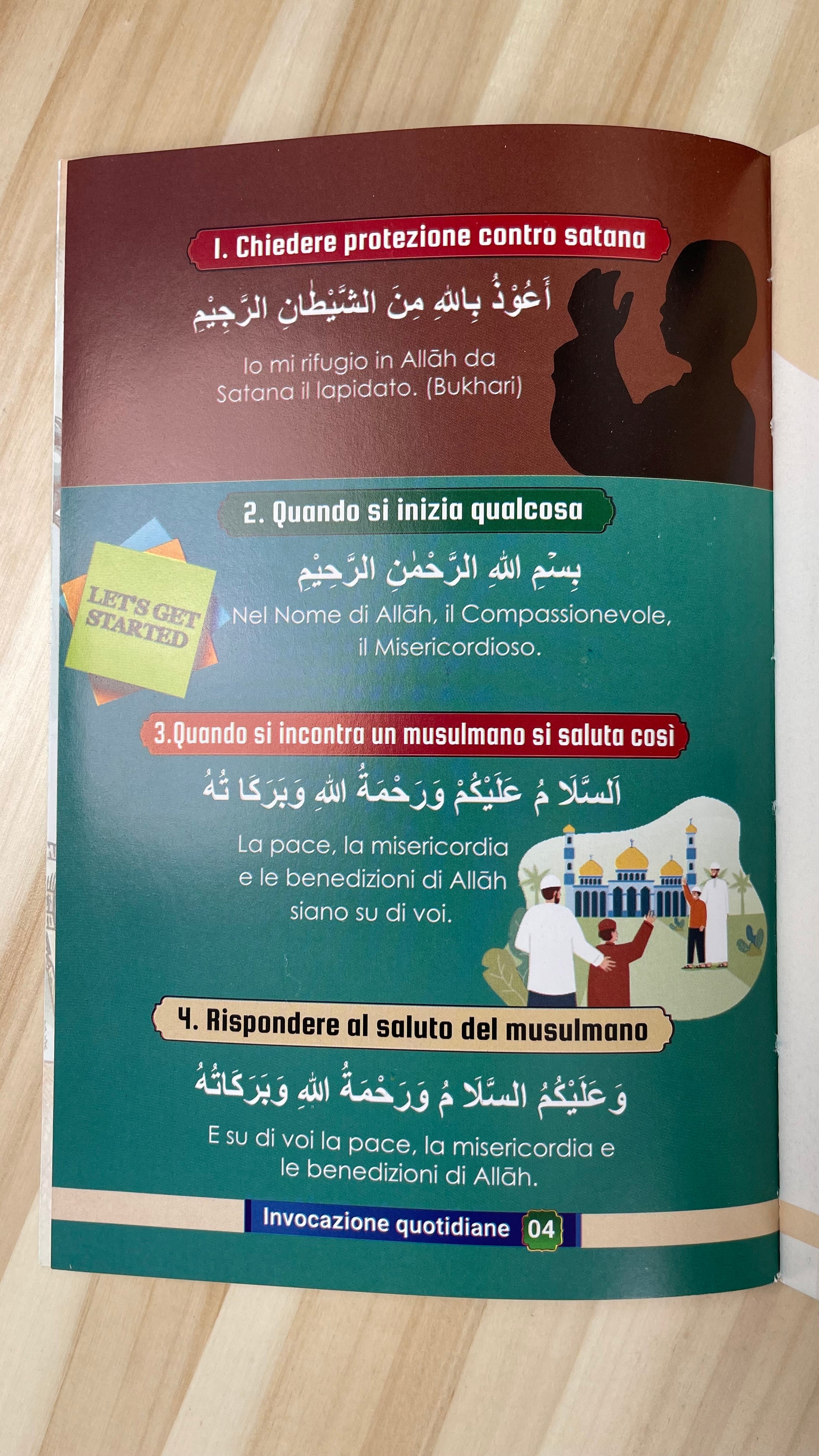 Invocazioni quotidiane e Hadith - Hijab Paradise- invocazioni -duaa - protezione contro satana - duaa in arabo e in italiano