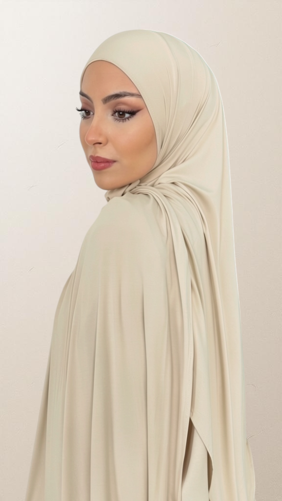 Bamboo Hijab Crema - Hijab Paradise 