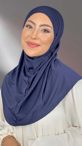 Hijab, chador, velo, turbante, foulard, copricapo, musulmano, islamico, sciarpa, Hijab pronto con cuffia a tubo