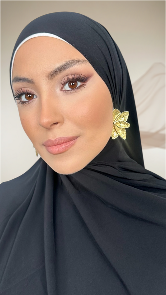 Premium Slim Hijab Nero