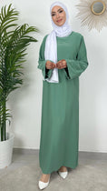 Load image into Gallery viewer, Abaya Modest- Hijab - abaya lunga- maniche larghe- donna musulmana- hijab paradise
