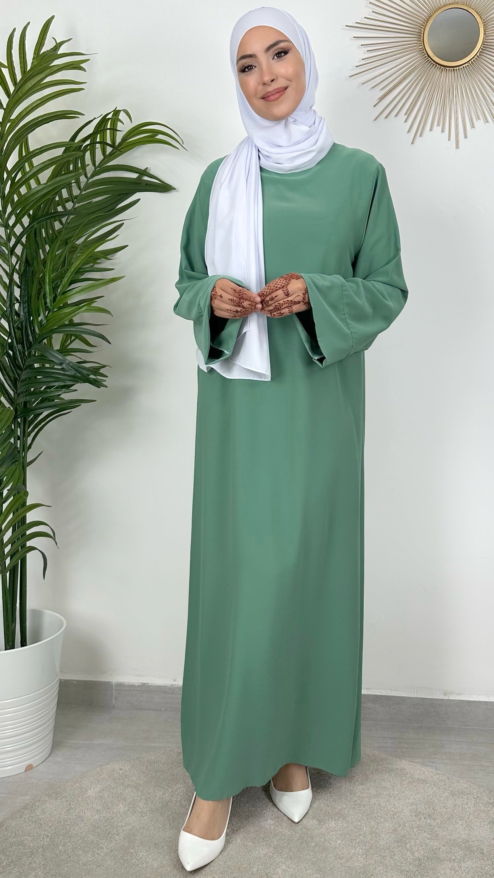 Abaya Modest- Hijab - abaya lunga- maniche larghe- donna musulmana- hijab paradise