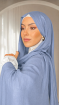 Load image into Gallery viewer, Modal Hijab Con Frange Laterali
