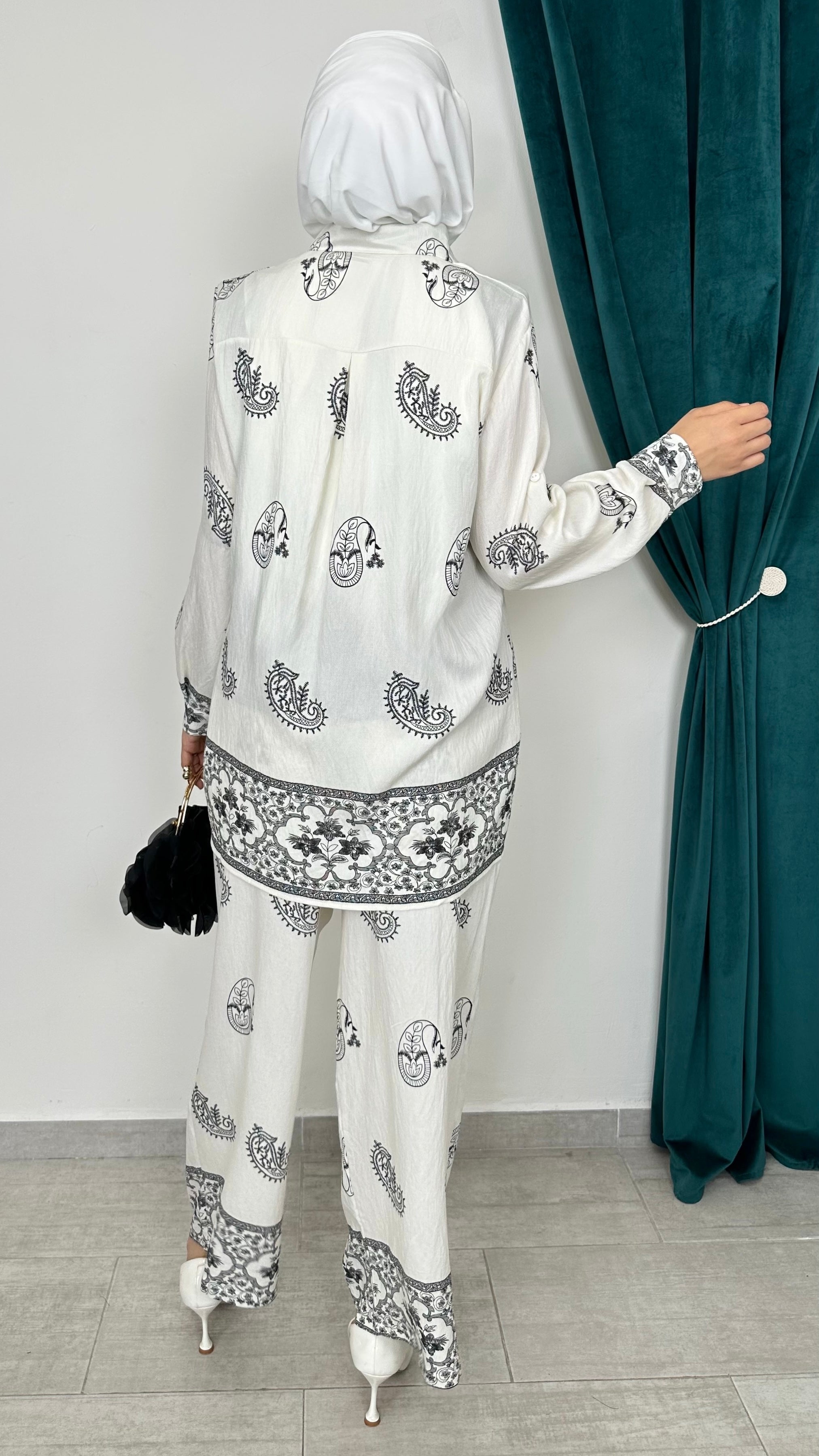 Majestic Border Set Bianco