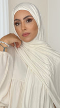 Load image into Gallery viewer, Hijab Jersey Bianco panna - Hijab Paradise Hijab, chador, velo, turbante, foulard, copricapo, musulmano, islamico, sciarpa, 
