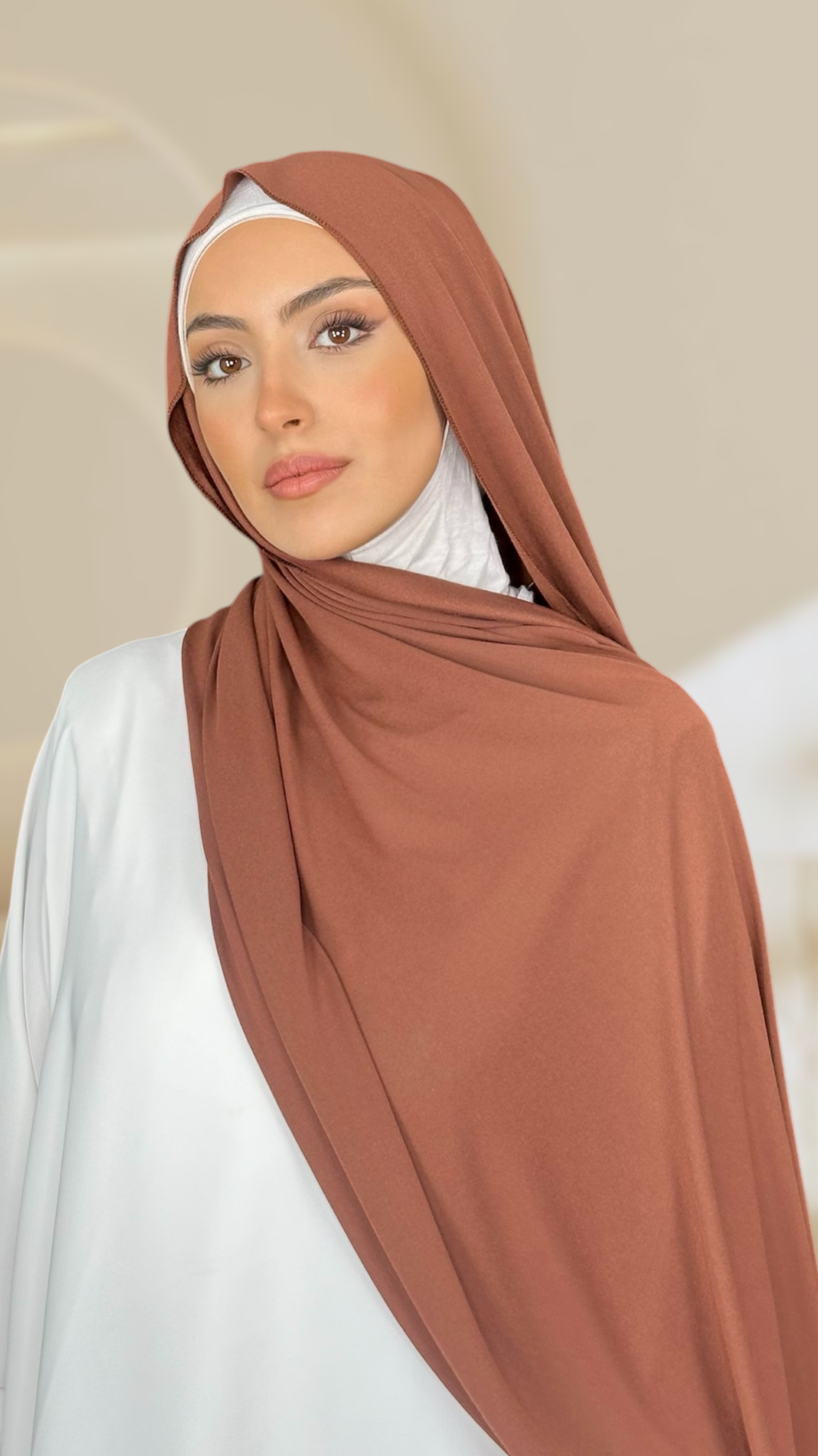 Hijab Jersey rocher-orlo Flatlock