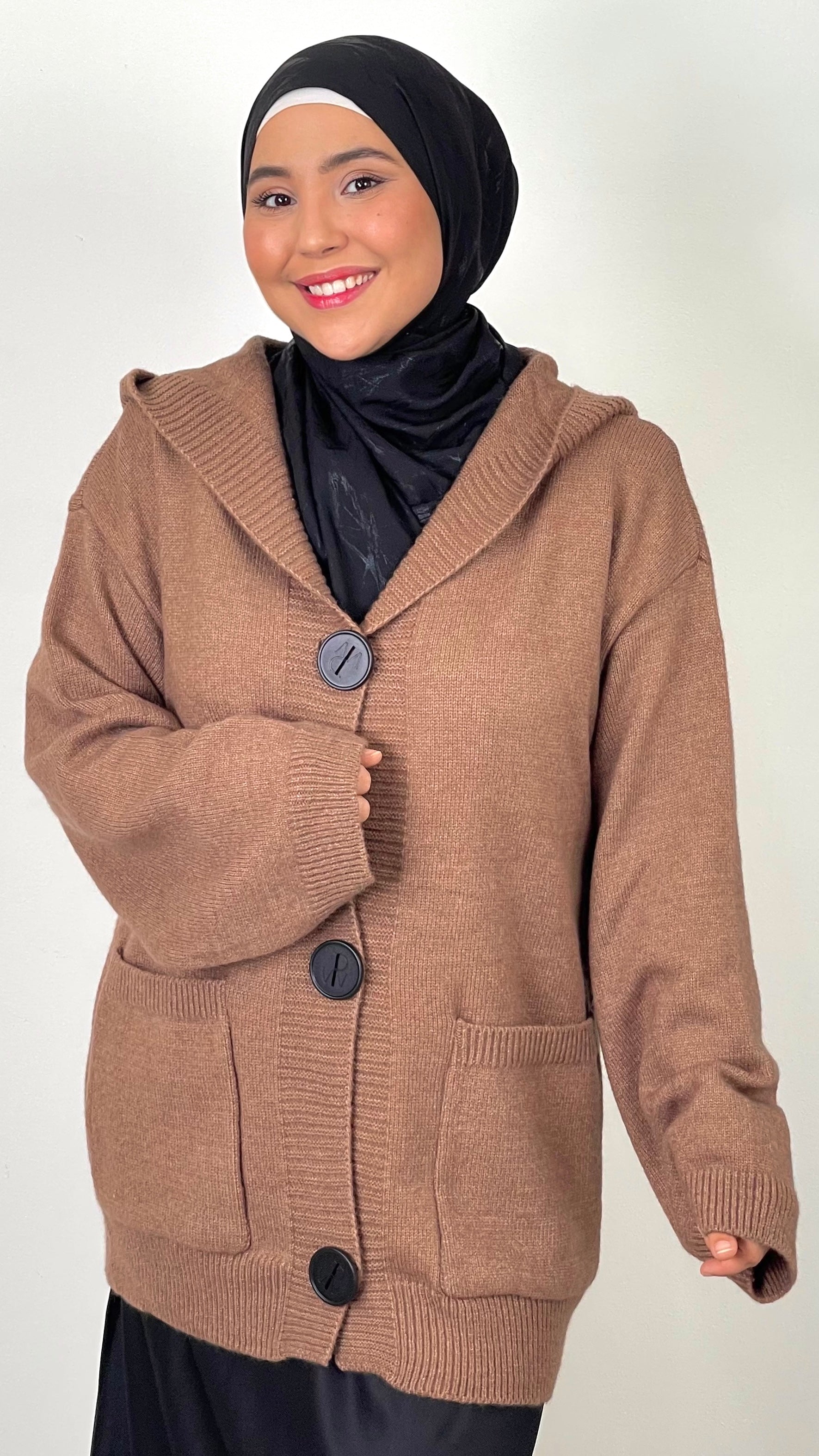 Cardigan “Cozy Hood Knit”