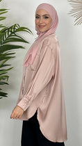 Bild in Galerie-Betrachter laden, Camicia Soft Satinato rosa
