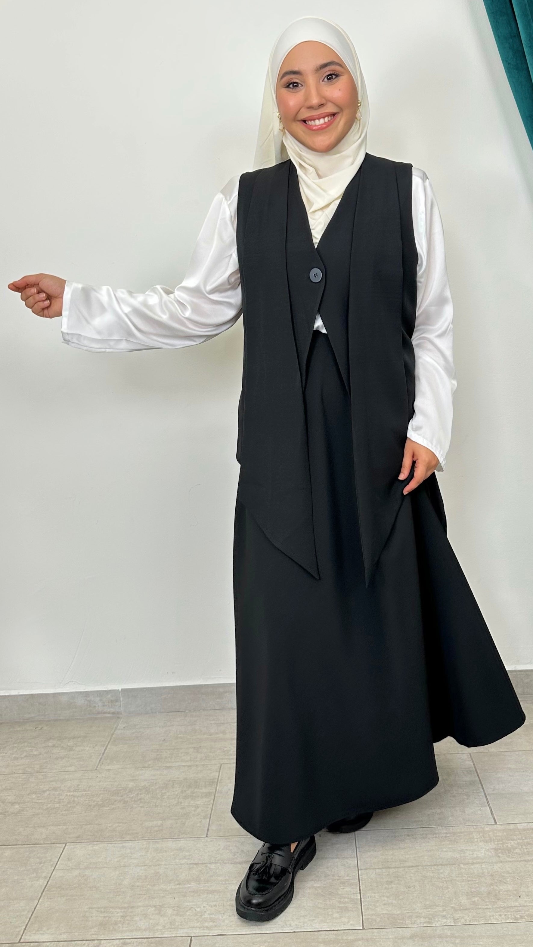 Coordinato Gilet Doppio petto con gonna