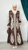 Carica l'immagine nel visualizzatore della galleria, Arabesque Abaya Marrone - Hijab Paradise 
