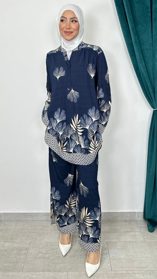 Leafy Set Blu Notte