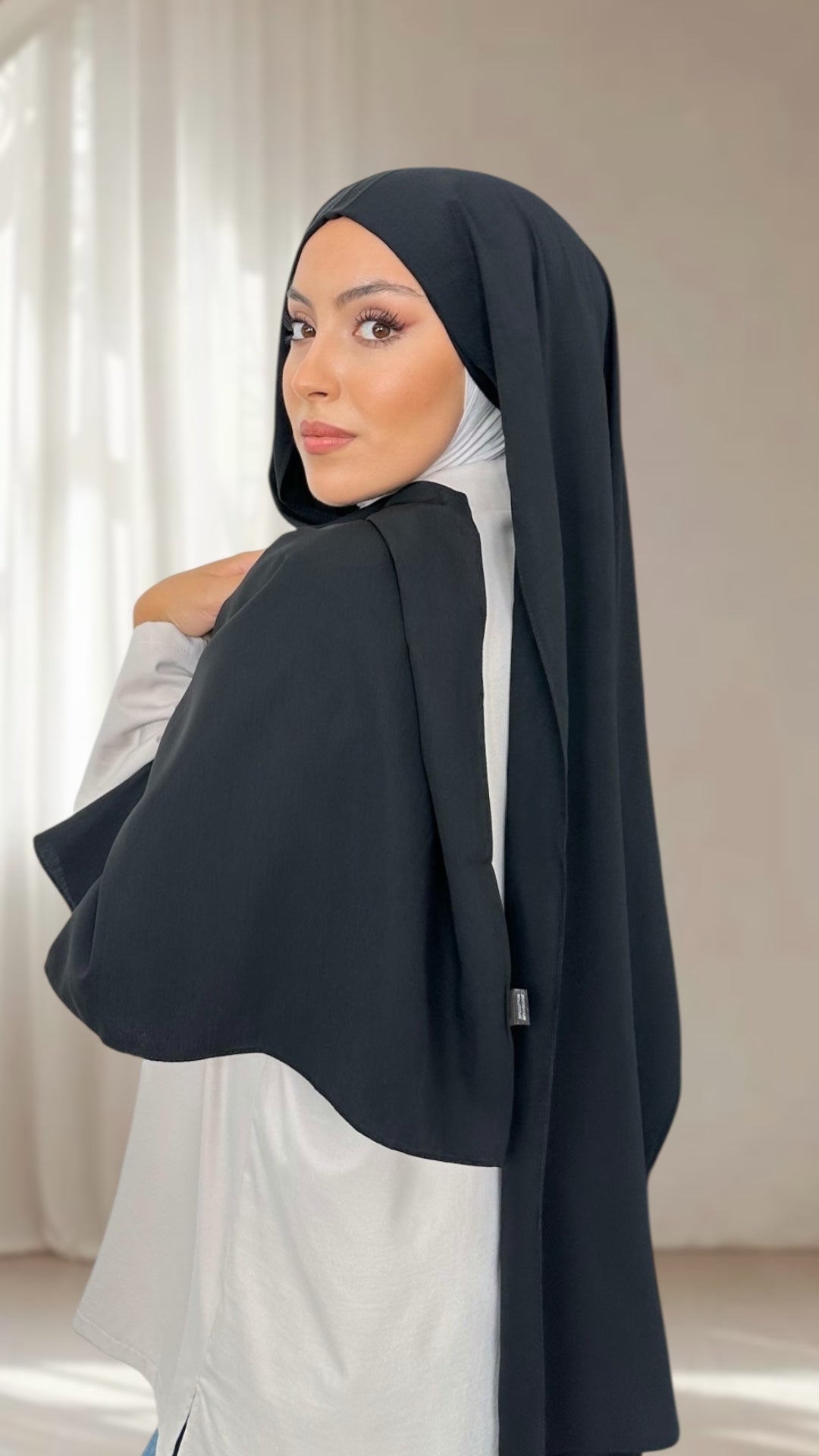Hijab Pronto da Mettere Premium Chiffon