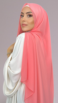 Carica l'immagine nel visualizzatore della galleria, Hijab Chiffon Crepe Light pink
