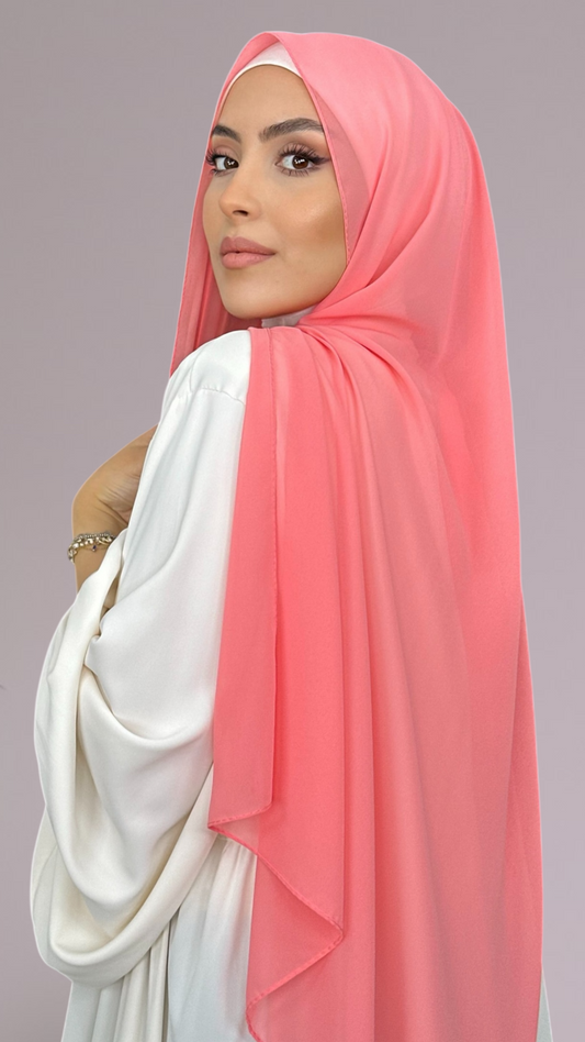 Hijab Chiffon Crepe Light pink