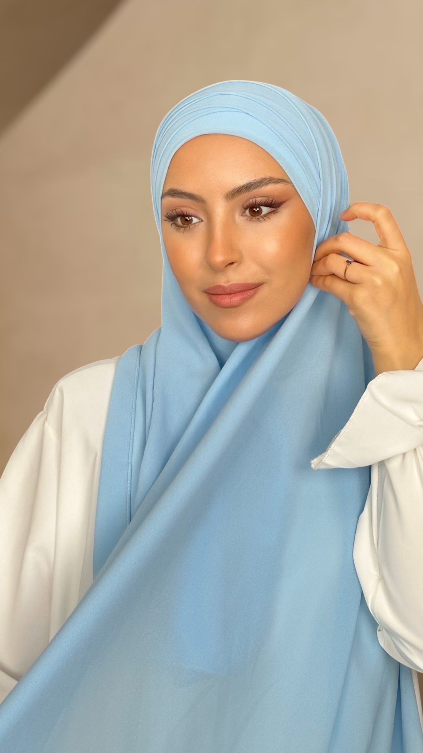 Quick White Hijab