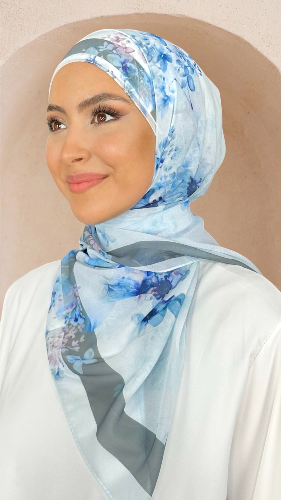 Blossom Hijab, Hijab con fantasia, hijab floreale, colorato, Hijab paradise