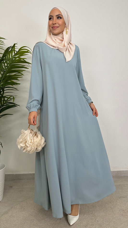 Abaya Leisurely Verde Acqua