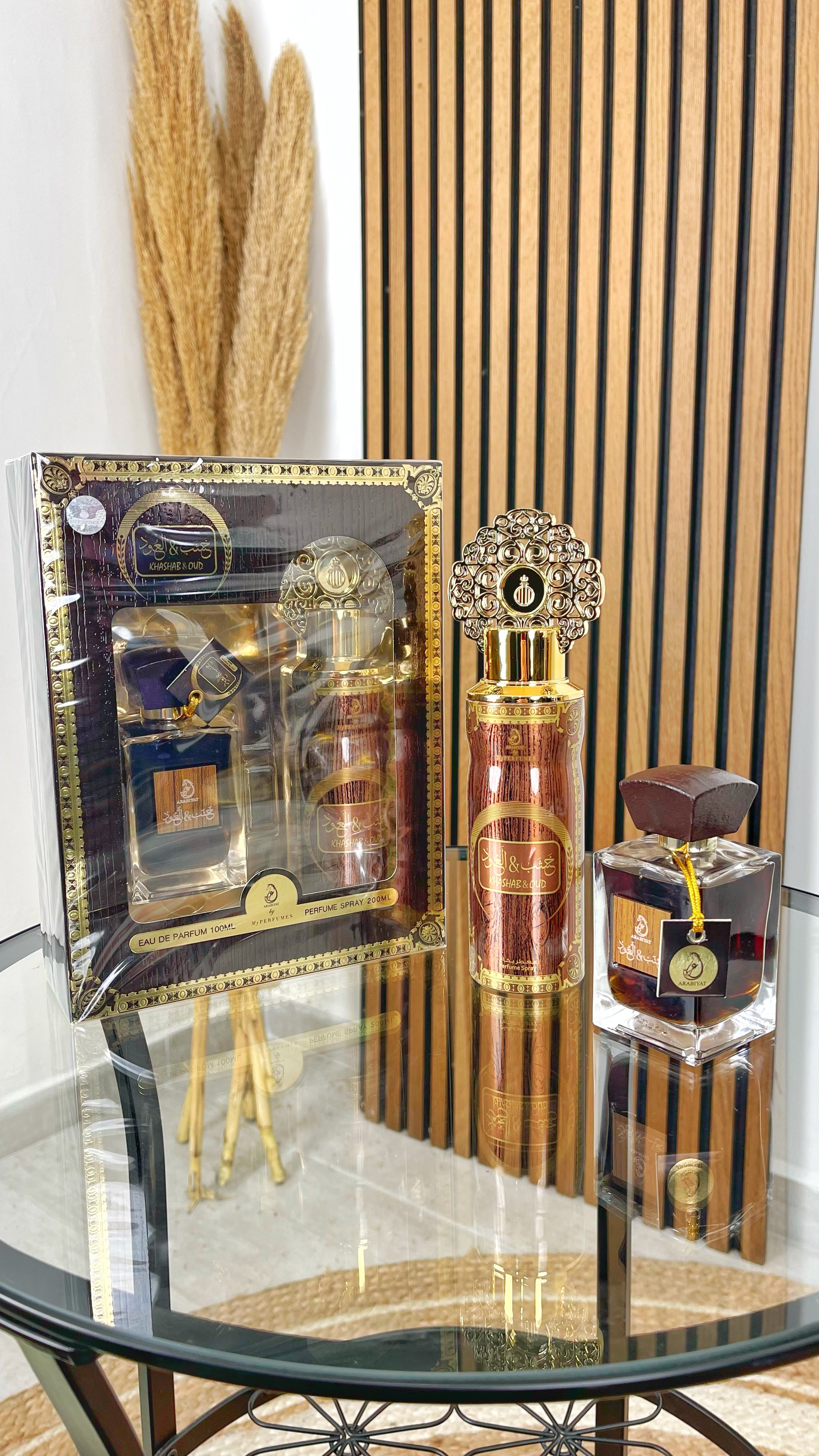Set regalo Khashab & Oud 100ml + Deo 200ml - Hijab Paradise - profumo e deodorante - set regalo