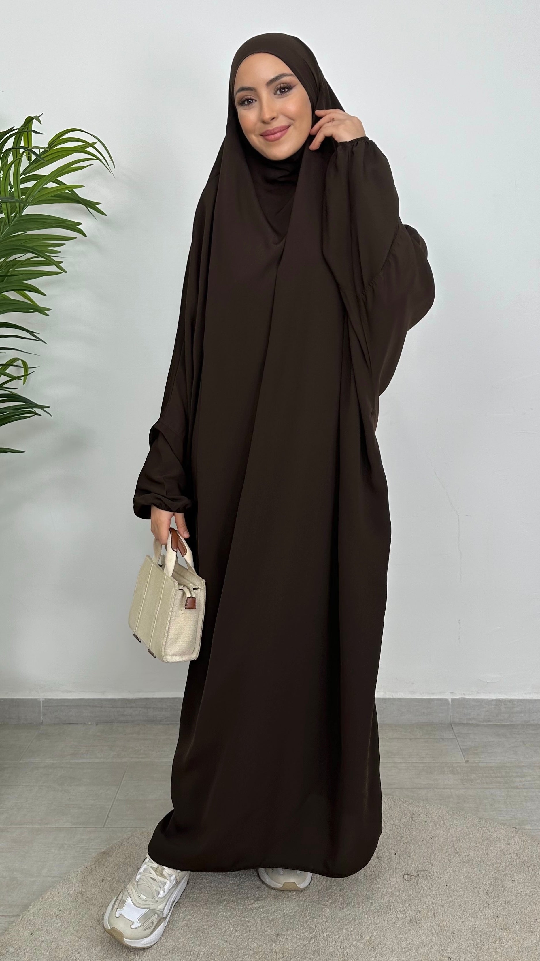 Basic Khimar lungo