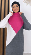 Carica l'immagine nel visualizzatore della galleria, Maglione vestito, collo alto, manica stretta, Hijab ParadiseMaglione vestito, collo alto, manica stretta, Hijab Paradise 3 colori
