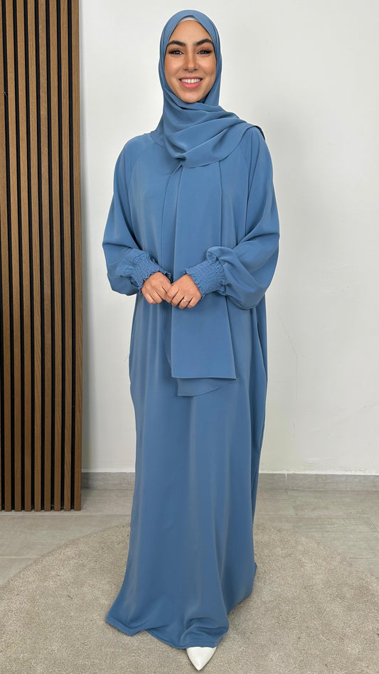 Abaya Ensemble maniche Frisé