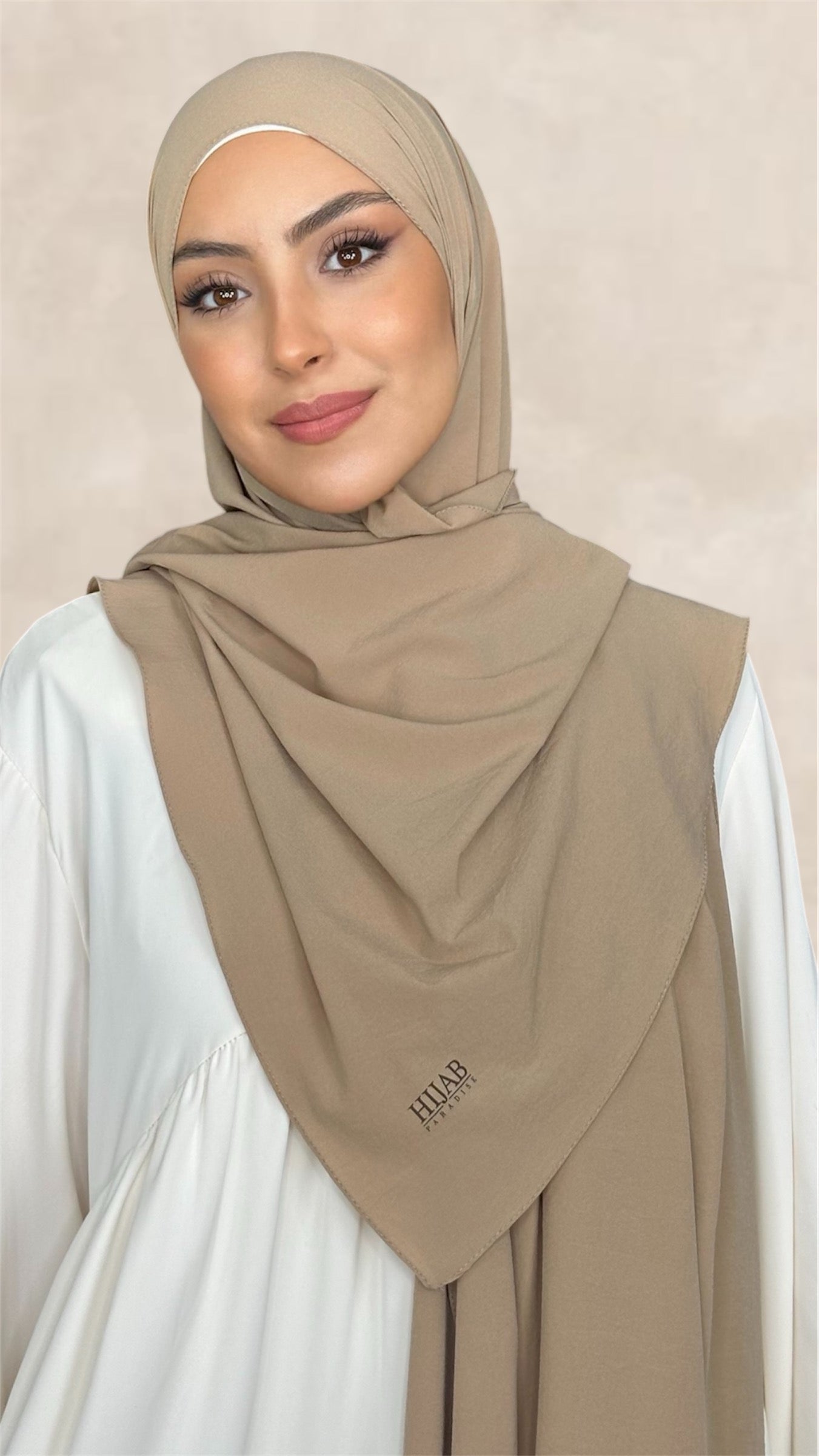 Slim Hijab Tortora