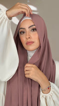 Load image into Gallery viewer, Hijab PREMIUM CHIFFON Antique Pink
