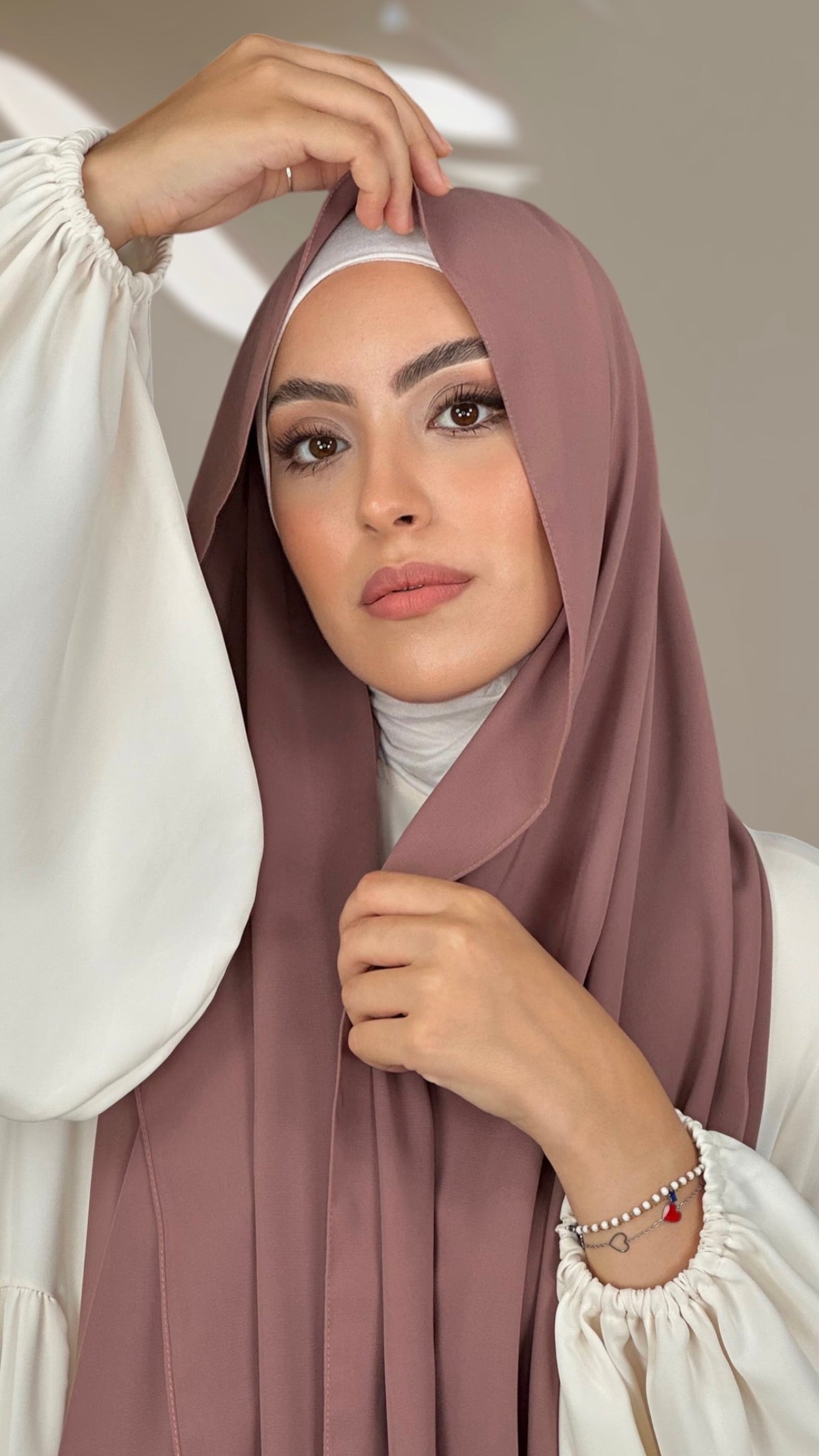 Hijab PREMIUM CHIFFON Rose Antique