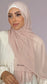 Hijab Chiffon Crepe Rosa Nude