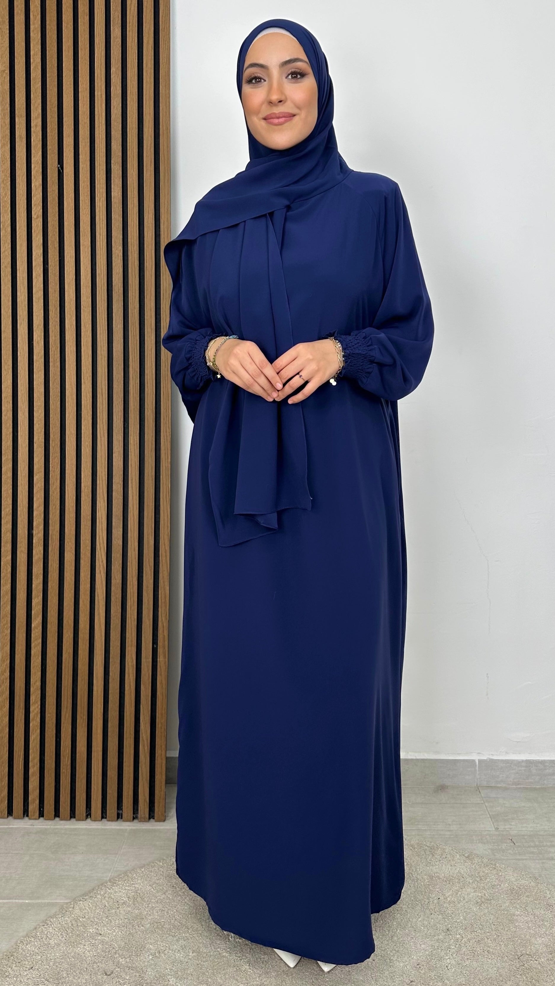 Abaya Ensemble maniche Frisé