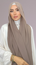 Carica l'immagine nel visualizzatore della galleria, Hijab Chiffon Crepe Talpa
