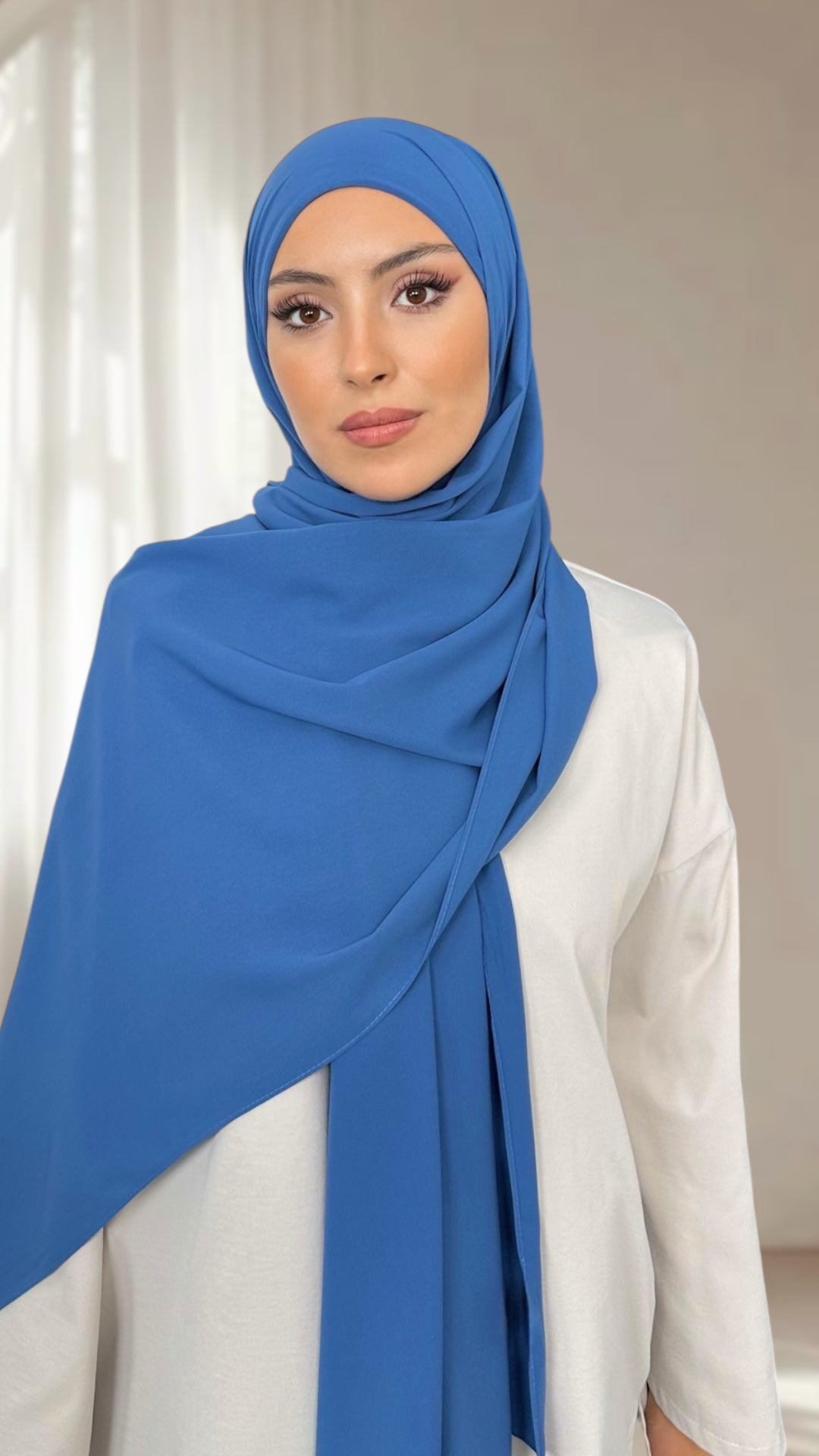 Hijab Pronto da Mettere Premium Chiffon