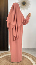 Carica l'immagine nel visualizzatore della galleria, Jilbab, khimar, abaya, sorriso, modest, abito da preghiera, islamico, rosa .Hijab Paradise
