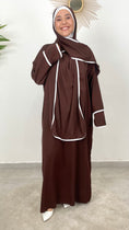 Load image into Gallery viewer, Row abaya ensemble
