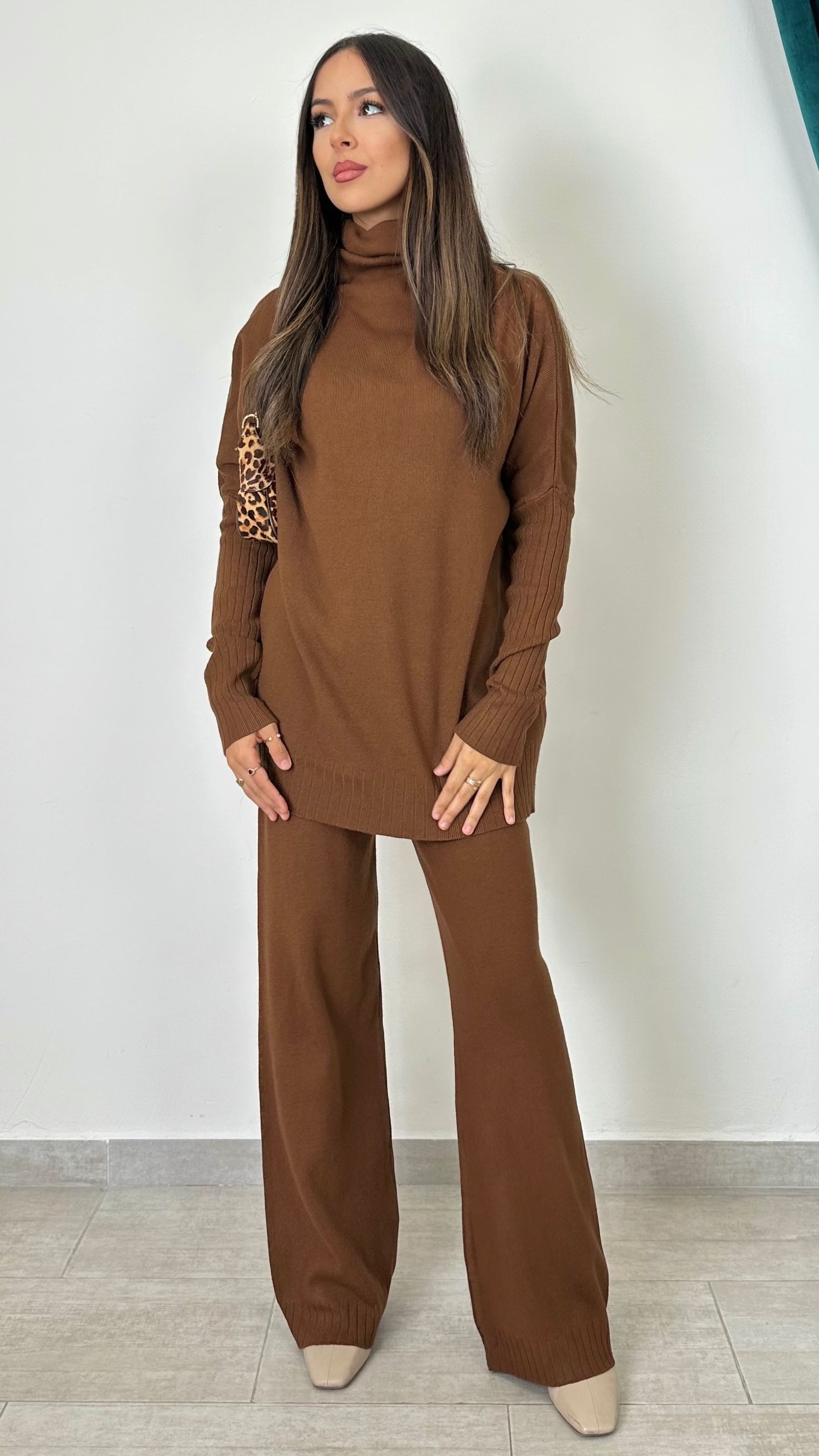 Essential Knit Set – Completo Dolcevita in Maglia