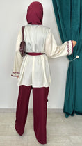 Carica l'immagine nel visualizzatore della galleria, Andalus Satin Set Bordeaux
