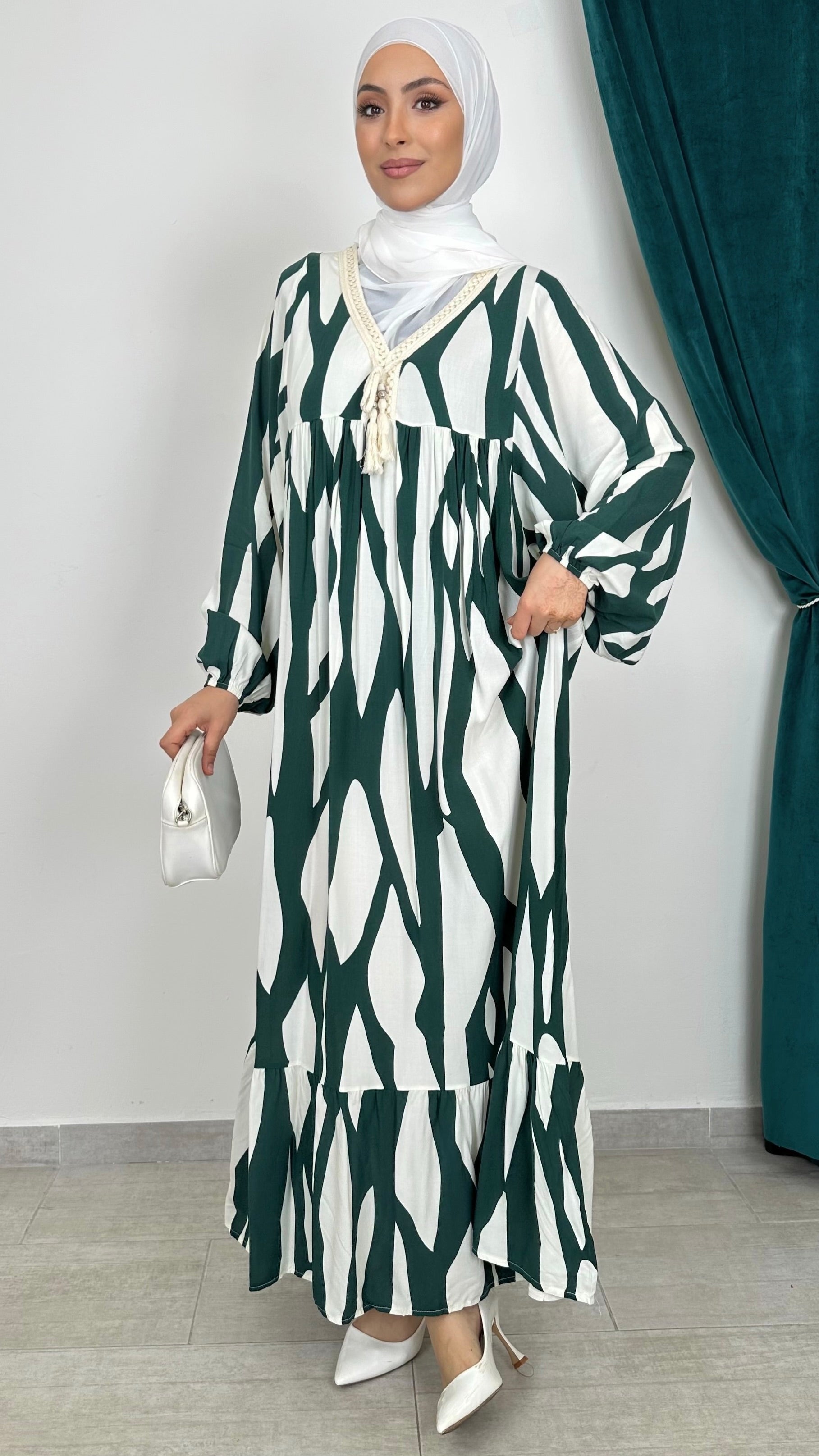 Vestito oversize maniche larghe