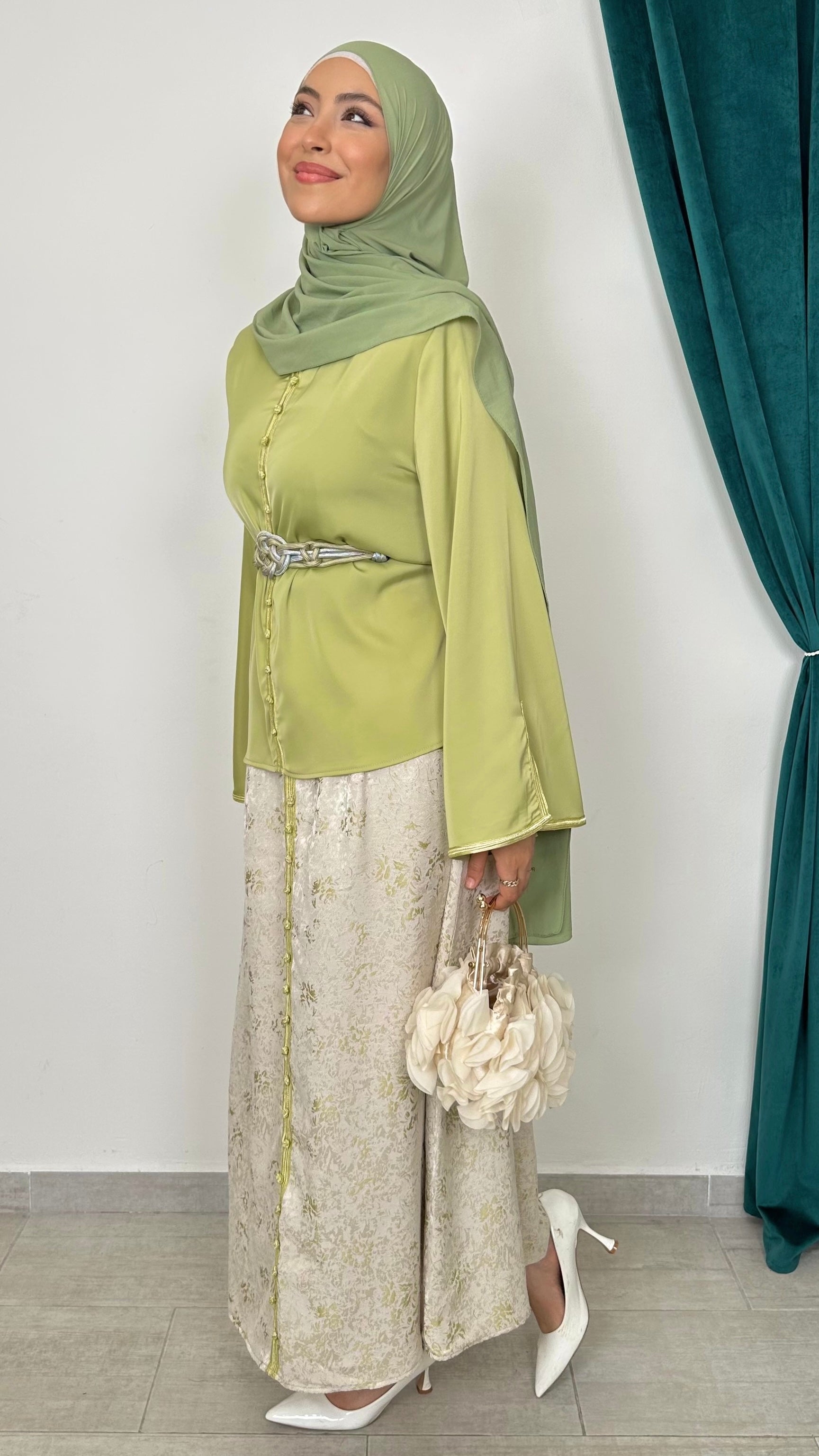 Coordinato Aurea Avocado - Hijab Paradise 