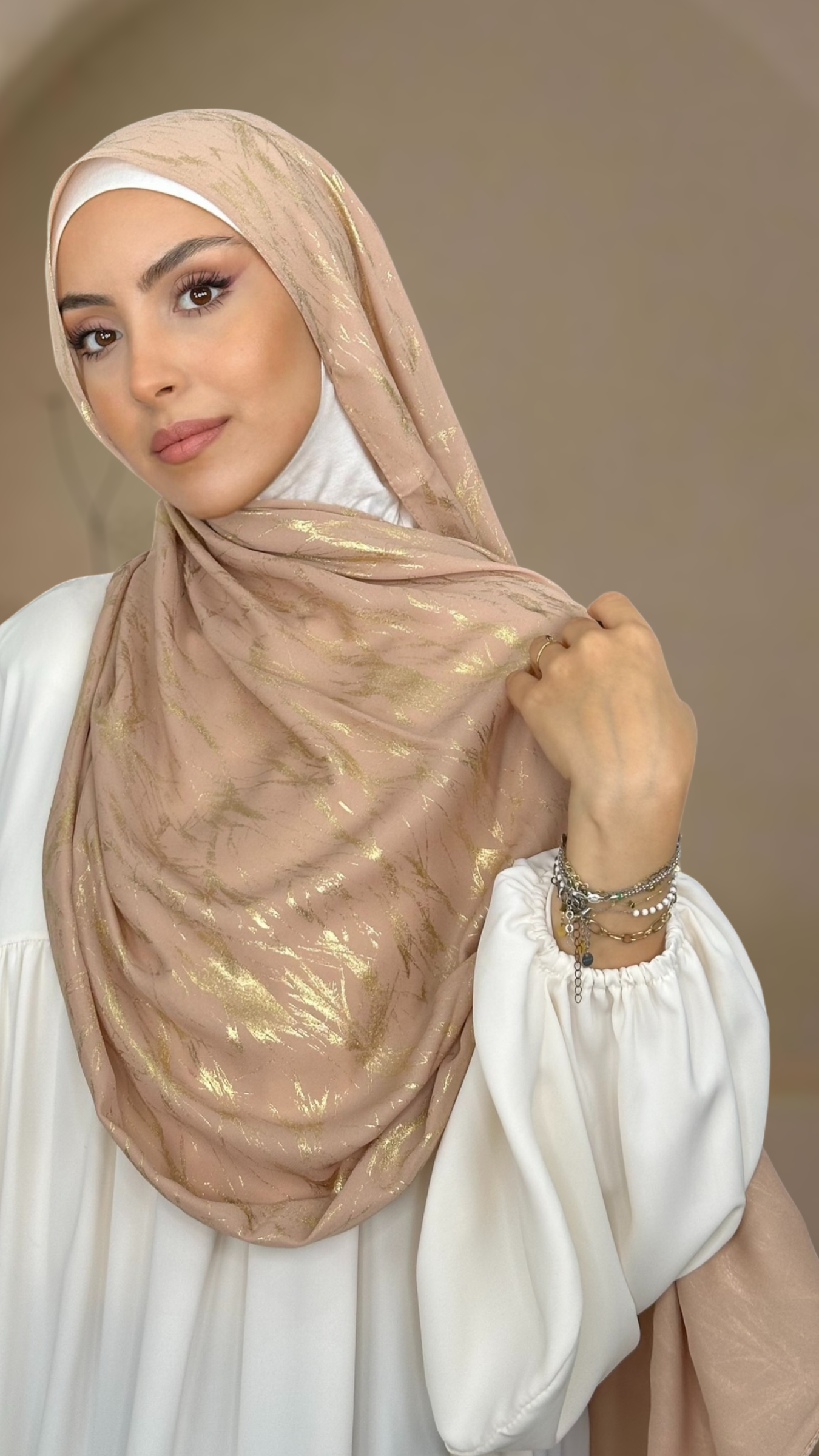 Splinter Hijab Sabbia